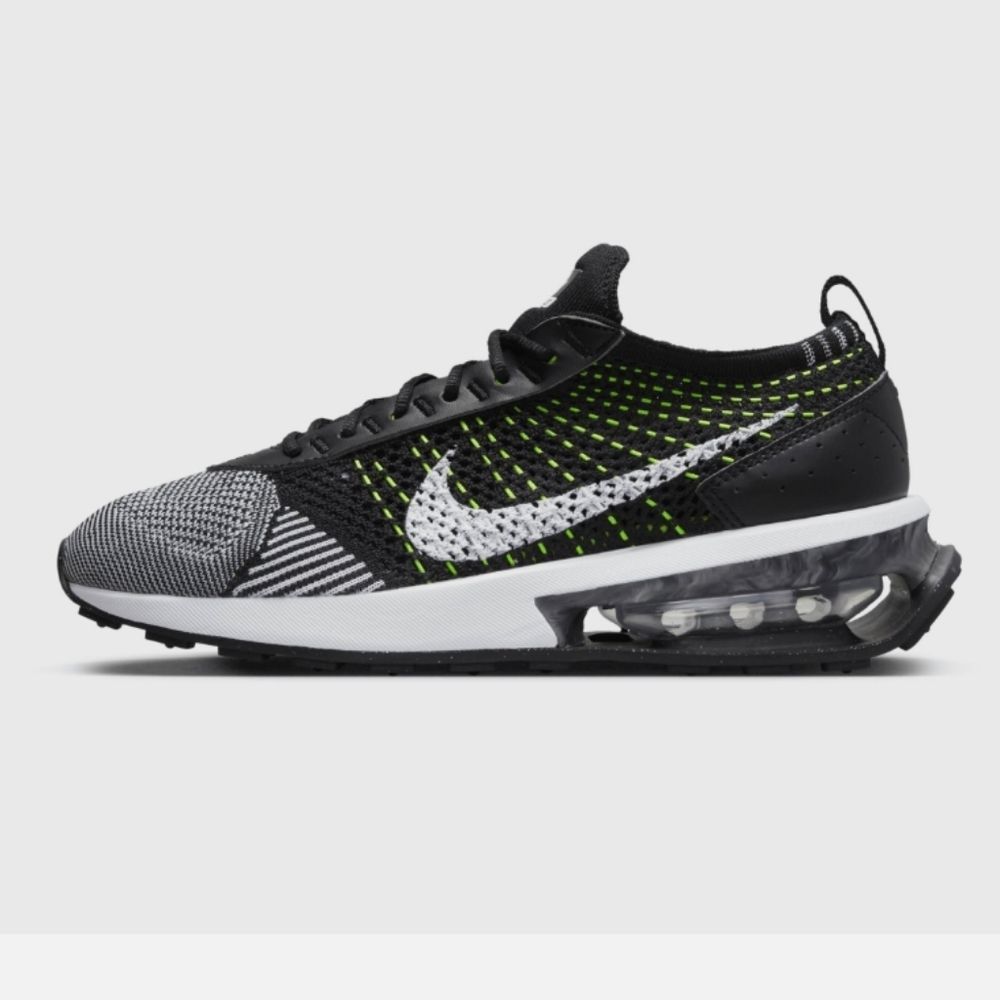 Nike Air Max Fly Knit‎ Racer- Black/Bolt/White - Picture 4 of 15